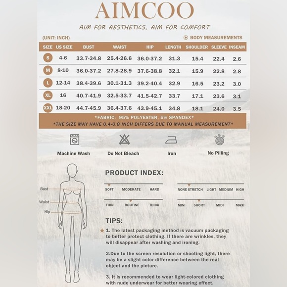 AIMCOO Women's solid Black Deep V-Neck Romper, size small, long sleeve jumpsuit - Picture 5 of 8